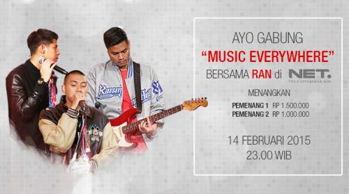 Fun, Fresh and Friendly music a la RAN di Music Everywhere